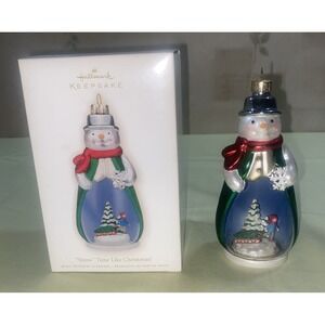 2009 Hallmark Keepsake Christmas Tree Ornament Snow Time‎ Like Christmas